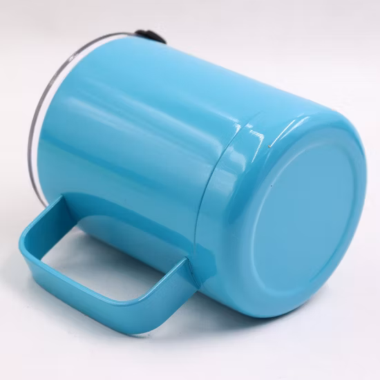 Tazza da caffè a doppia parete in acciaio inossidabile con bicchiere da birra da 12 Oz con manico