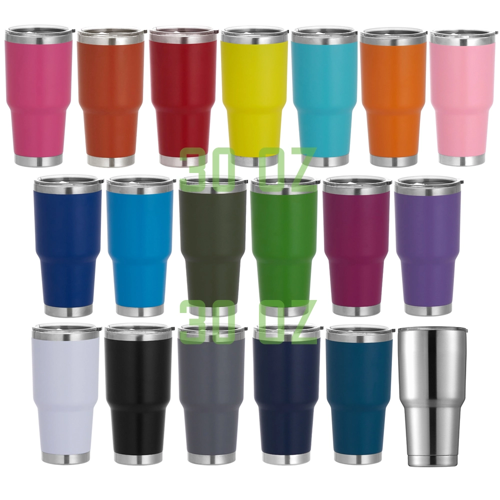 Amazon Hot Sell 30 Oz Vacuum Insulated Stainless Steel Travel Tumbler for Promotion